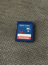 Sandisk 32gb class for sale  LONDON