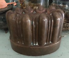Molde de comida de cobre Benham And Froud forrado en estaño gelatina pudín Aspic 7" segunda mano  Embacar hacia Argentina