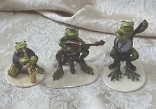 Hagen-Renaker Retired Specialty Figurine Froggie Band 3 pieces for sale  Shipping to South Africa