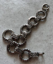 Antique silver bracelet usato  Torino