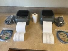 Nice Lot of 2 Zebra GK420d Thermal Barcode Printers With Power & USB Cables!, used for sale  Shipping to South Africa