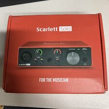 Interface de áudio USB Focusrite Scarlett Solo 3ª geração 2 canais comprar usado  Enviando para Brazil