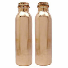 Botella de agua de cobre puro beneficios para la salud yoga conjunto de 2 piezas 950 ml, usado segunda mano  Embacar hacia Argentina