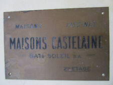 Ancienne plaque professionnell d'occasion  Mollégès