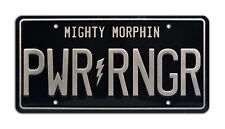 Mighty Morphin' Power Rangers | Placa de licencia estándar estampada de metal tamaño EE. UU. segunda mano  Embacar hacia Argentina