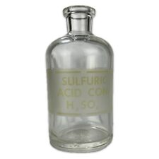 Botella Pyrex vintage de química boticaria - ácido sulfúrico (250 ml) segunda mano  Embacar hacia Mexico