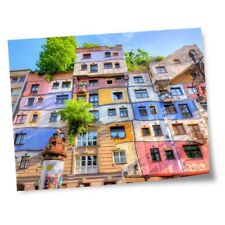 8x10" Prints(No frames) - Hundertwasser Houses Vienna  #3367 for sale  Shipping to South Africa