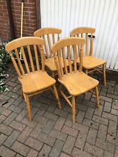 beech farmhouse chairs for sale  GLASGOW
