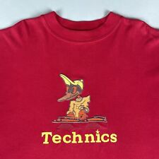 Camiseta Vintage 1994 Technics Audio Rave Años 90 Roja Grande DJ Pato Dreamscape segunda mano  Embacar hacia Argentina
