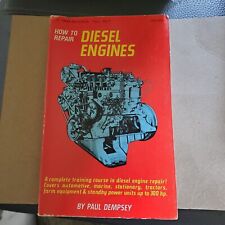 How to Repair Diesel Engines, Dempsey, Primeira Edição, 1975, Brochura comprar usado  Enviando para Brazil