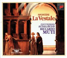 Spontini La Vestale RICCARDO MUTI Teatro alla Scala Sony Classical 3CD Box MINT for sale  Shipping to South Africa