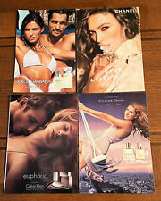 12 amostras de anúncios de fragrância para revistas fechadas - Beyoncé, Gisele Buendchen, Celine Dion comprar usado  Enviando para Brazil