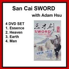 Usado, Adam Hsu San Cai Jian Sword Tai Chi Chuan Xing Yi Kung Fu 4 DVD Conjunto BaGua Zhang comprar usado  Enviando para Brazil