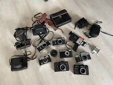 Joblot of Vintage Cameras and Lenses Zenit  / Lomo / Praktica / 8mm / 35mm , used for sale  LONDON