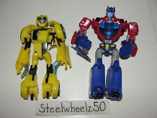 Usado, Lote de figuras animadas Transformers Cybertron Optimus Prime y abejorro Hasbro 2008 segunda mano  Embacar hacia Argentina