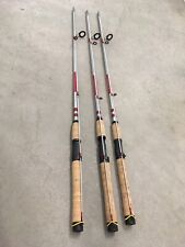3 Shakespeare 6’6” Medium Spinning Rods 2pc Catch More Fish 6-12lb, used for sale  Shipping to South Africa