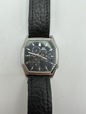 Orient UTAE cronógrafo quartzo vintage 38mm relógio masculino quadrado Japão  comprar usado  Enviando para Brazil