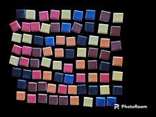 Telhas cerâmicas quadradas multicoloridas em mosaico para artesanato comprar usado  Enviando para Brazil