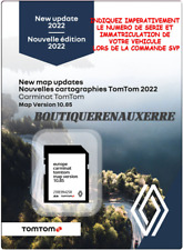 CARTE SD GPS RENAULT CARMINAT TOMTOM EUROPE 2022-2023 VERSION 10.85 d'occasion  Auxerre