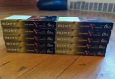 Lote de (10) cintas VHS pregrabadas de Sony vendidas como usadas T-120VHGF segunda mano  Embacar hacia Argentina