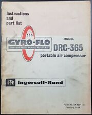 Ingersoll rand instructions for sale  BOURNEMOUTH