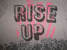 Decoded Brand "Rise Up" Army Military Soldiers Gray Graphic Print T Shirt - L for sale  Shipping to South Africa