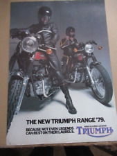 1979 triumph motorcycle for sale  LINCOLN