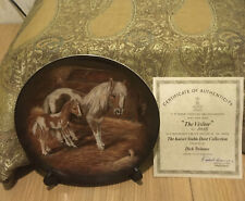 Horse “ The Visitor  & Certificate The Kaiser Stable Door Collection Plate #31 for sale  Shipping to South Africa