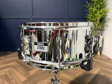Yamaha Steel 14” x 6.5” 8 Lug Snare Drum / Hardware #LF23, used for sale  Shipping to South Africa