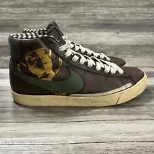 Zapatillas Nike Blazer para hombre 11 cuero marrón altas independientes Pleasure Club 314962 segunda mano  Embacar hacia Argentina