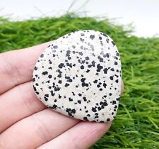 Dalmation Jasper Cabochon 85 Cts 47X45X5 MM Pear Gemstone, used for sale  Shipping to South Africa