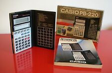CASIO PB-220 Personal Computer 1986 Basic Vintage Calculator CALCOLATRICE comprar usado  Enviando para Brazil