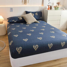 Lençol ajustado tecido microfibra roupa de cama para cama queen/king size capa de colchão, usado comprar usado  Enviando para Brazil