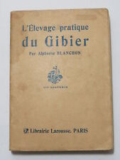 Elevage pratique gibier d'occasion  France