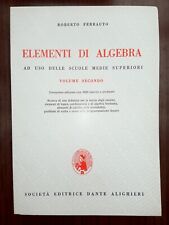 Elementi algebra vol. usato  Casteggio
