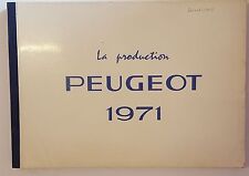 La Producción Peugeot 1971 - Todos los Modelos Con Técnica Datos Y Fakten comprar usado  Enviando para Brazil