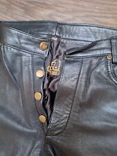 Pantalon cuir noir d'occasion  Pont-de-Roide