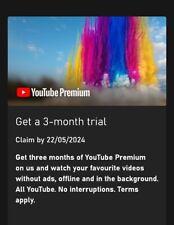 Youtube premium 3 gebraucht kaufen  Pressig