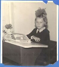 Used, Portrait of a beautiful girl at her desk School uniform Textbook Flowers for sale  Shipping to South Africa