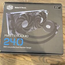 Novo Cooler Master MasterLiquid 240 AIO CPU Cooler Câmara Dupla LGA1151/AM4, usado comprar usado  Enviando para Brazil