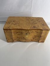 Humidor de madeira lacada Burl Maple caixa de alta qualidade decoração de presente vintage comprar usado  Enviando para Brazil