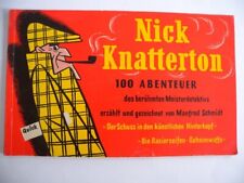 Nick knatterton 100 gebraucht kaufen  Wangen,-Untertürkhm.