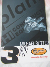 Michael rutter signed for sale  LINCOLN