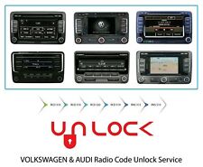 VW AUDI Radio Code, Volkswagen radio Unlock Service PIN code Decode. for sale  Shipping to South Africa