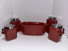 Red mainstays stoneware for sale  Charlotte