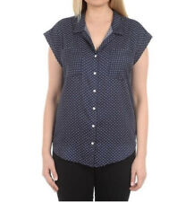 Camisa Jachs Girlfriend Chambray com botões tamanho G azul branca estampa de flecha comprar usado  Enviando para Brazil