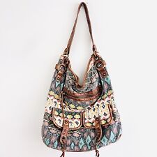 Colorido Bolso de Hombro Boho Hippie Terroso Suave de Algodón segunda mano  Embacar hacia Argentina