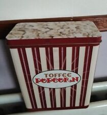 Popcorn storage tin for sale  ORPINGTON