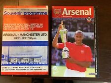 Arsenal programmes for sale  DOVER