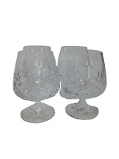 Crystal brandy glasses for sale  RUGBY